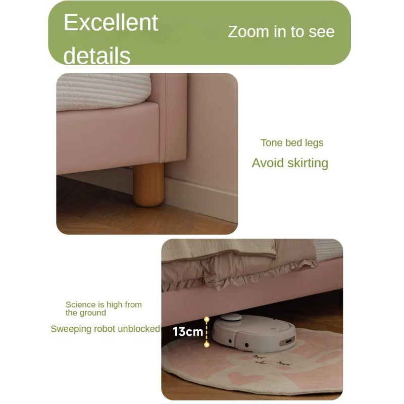 Organic leather Children's Soft Rainbow Bed.