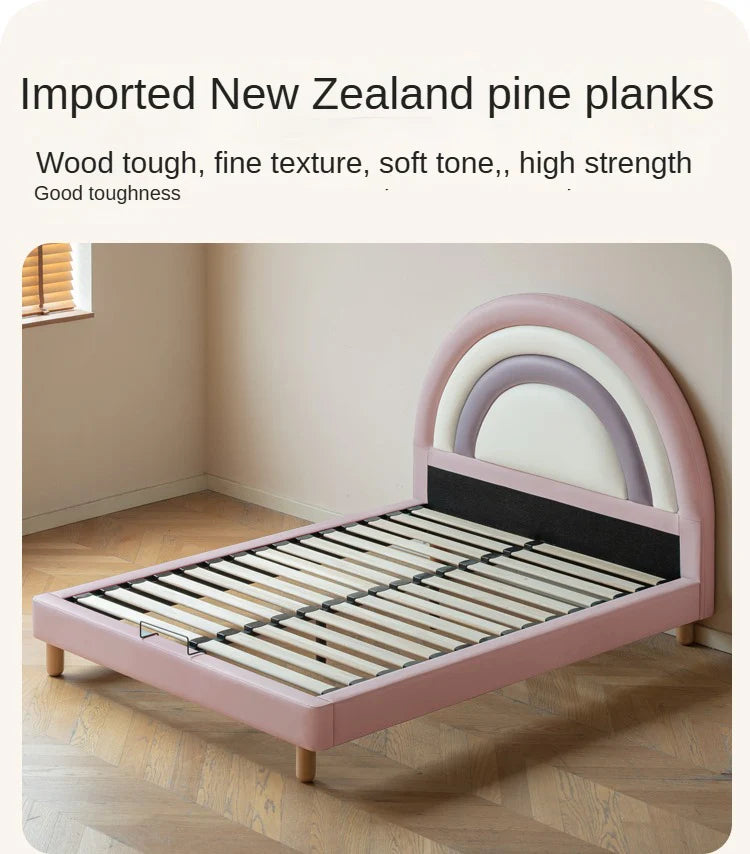 Organic leather Children's Soft Rainbow Bed.