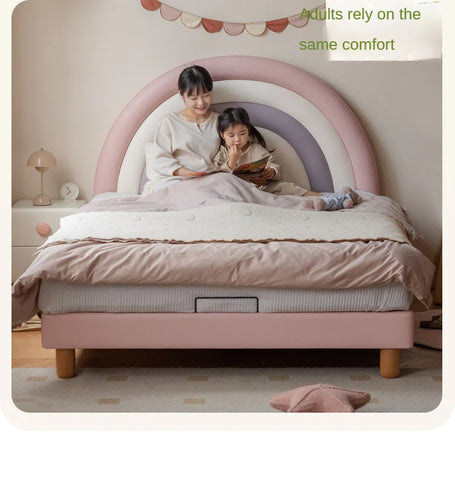 Organic leather Children's Soft Rainbow Bed.