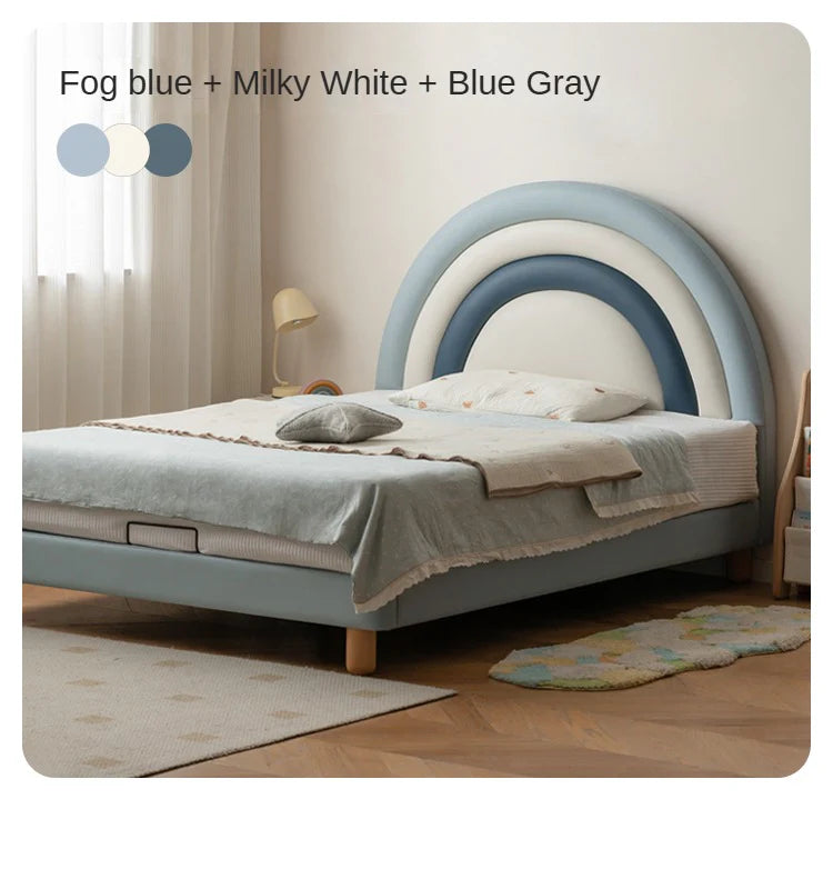 Organic leather Children's Soft Rainbow Bed.