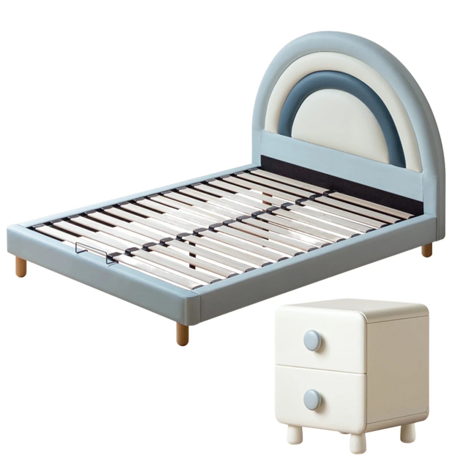 Organic leather Children's Soft Rainbow Bed.