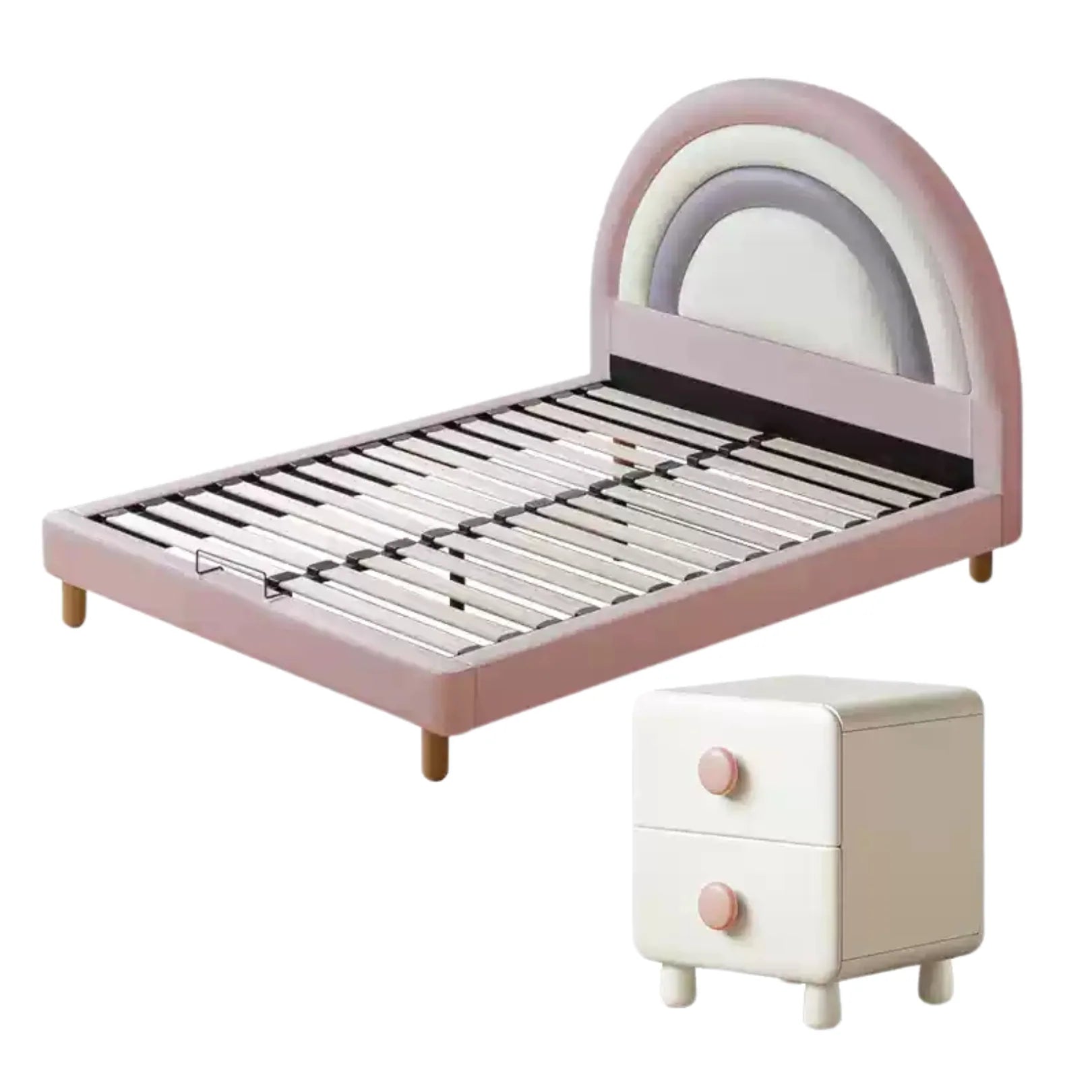 Organic leather Children's Soft Rainbow Bed.