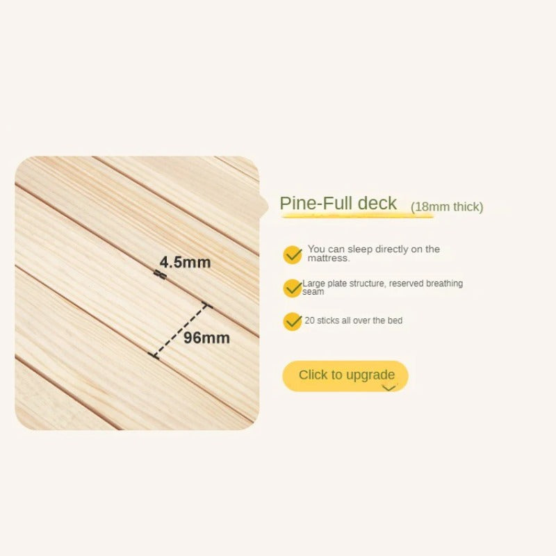 Beech Solid Wood Children's Soft Single Bed