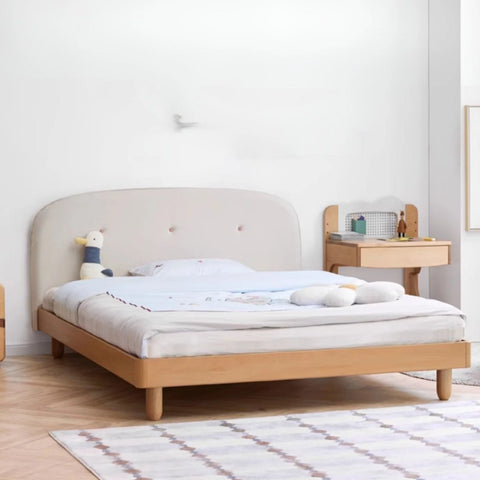 Beech Solid Wood Children's Soft Single Bed