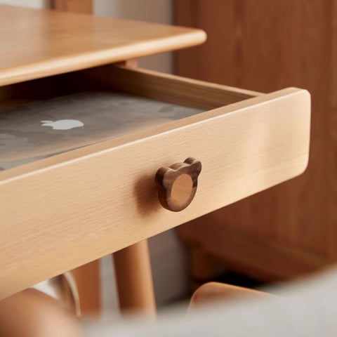 Beech, Oak Solid Wood Children's Study Table