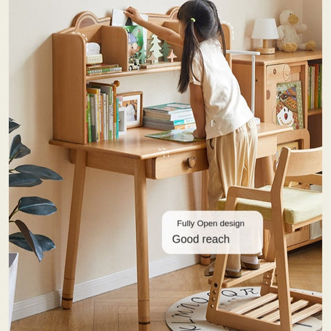 Beech, Oak Solid Wood Children's Study Table