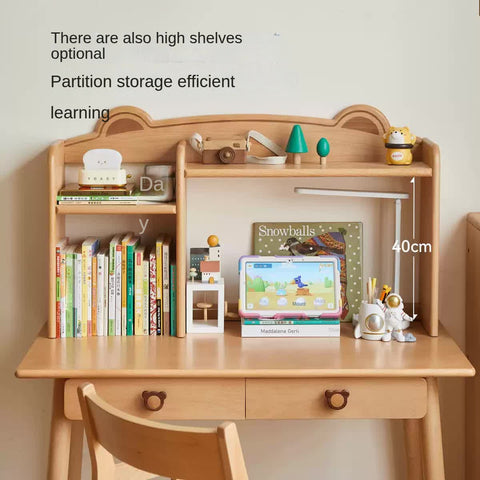 Beech, Oak Solid Wood Children's Study Table