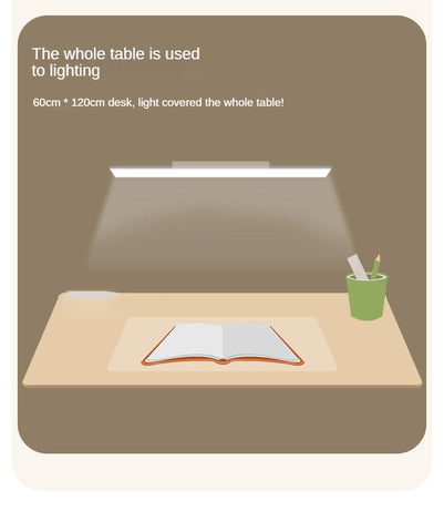 Poplar Solid Wood Cream Bookshelf Desk with Integrated Lighting & Storage for Kids Study