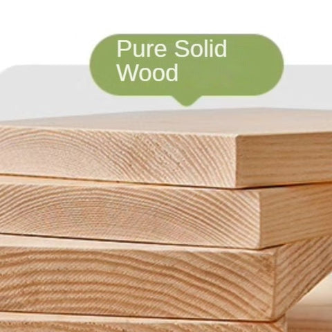 Beech Solid Wood Adjustable Height Study Desk & Bookshelf for Children Natural Finish Ergonomic Student Workspace