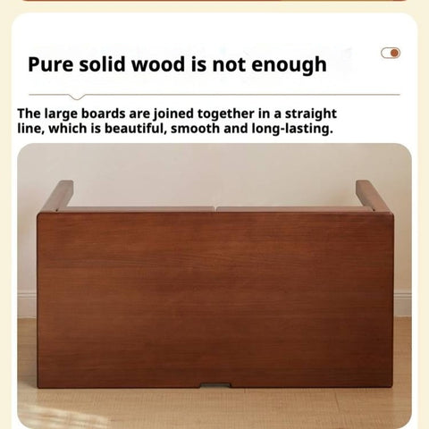 Poplar Solid Wood Retro Teak Childrens Study Desk with Bookshelf and Double Drawers Eco Friendly Home School Writing Table