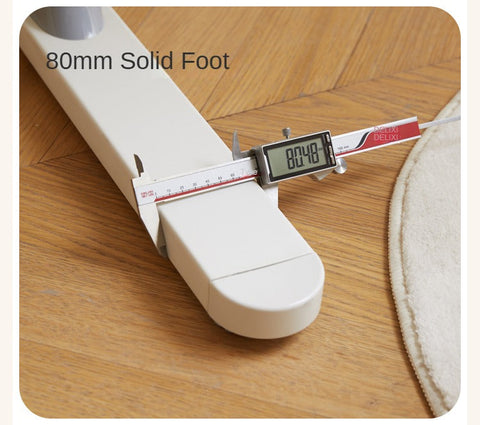 Poplar Solid Wood Adjustable Kids Study Desk Cream Finish Durable Writing Table with Storage Options