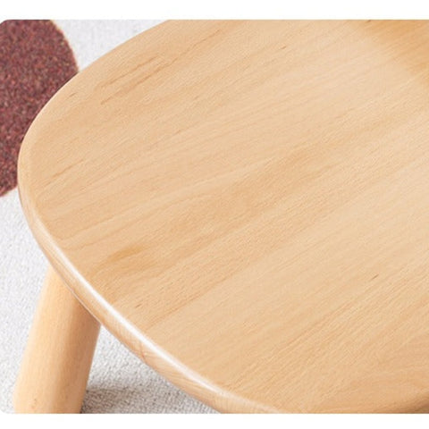 Beech Solid Wood Adjustable Study Table & Bookshelf with Drawer Natural Finish for Kids