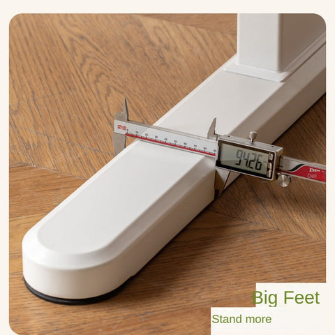 Beech Solid Wood Hand Crank Height Adjustable Study Desk for Children Natural Finish with Storage Basket