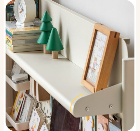 Beech Solid Wood Adjustable Liftable Study Desk for Children Natural Finish Modern Minimalist