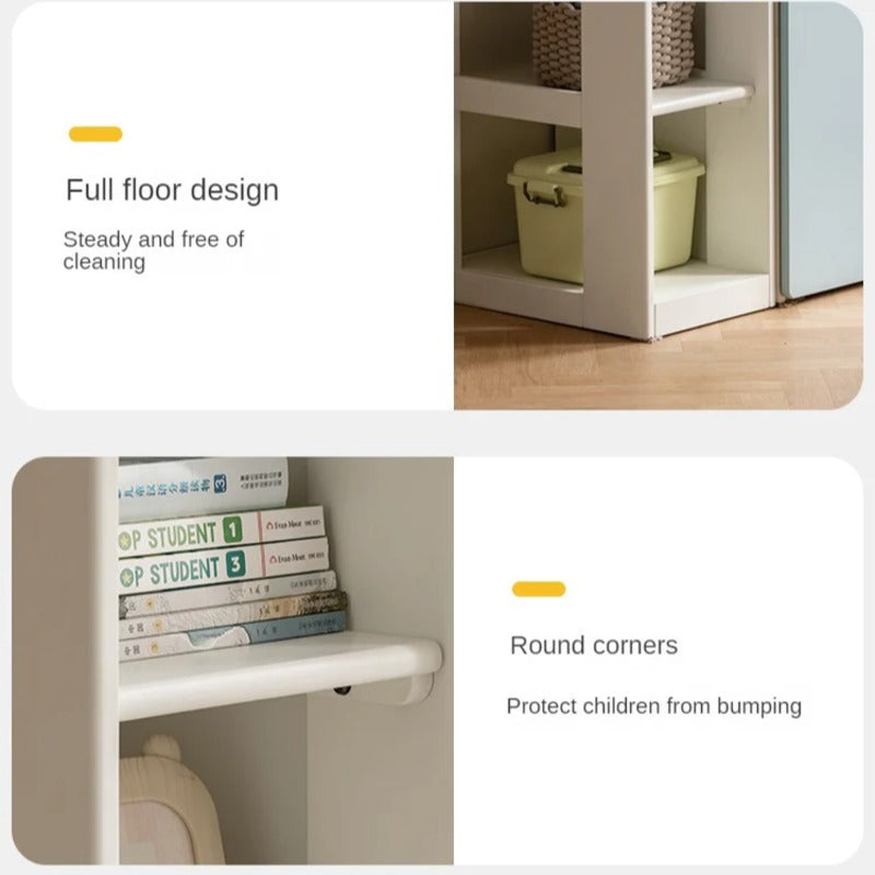 Solid Rubberwood Kids Wardrobe.