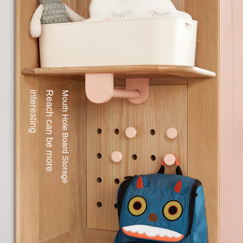 Beech Solid Wood Kids Wardrobe