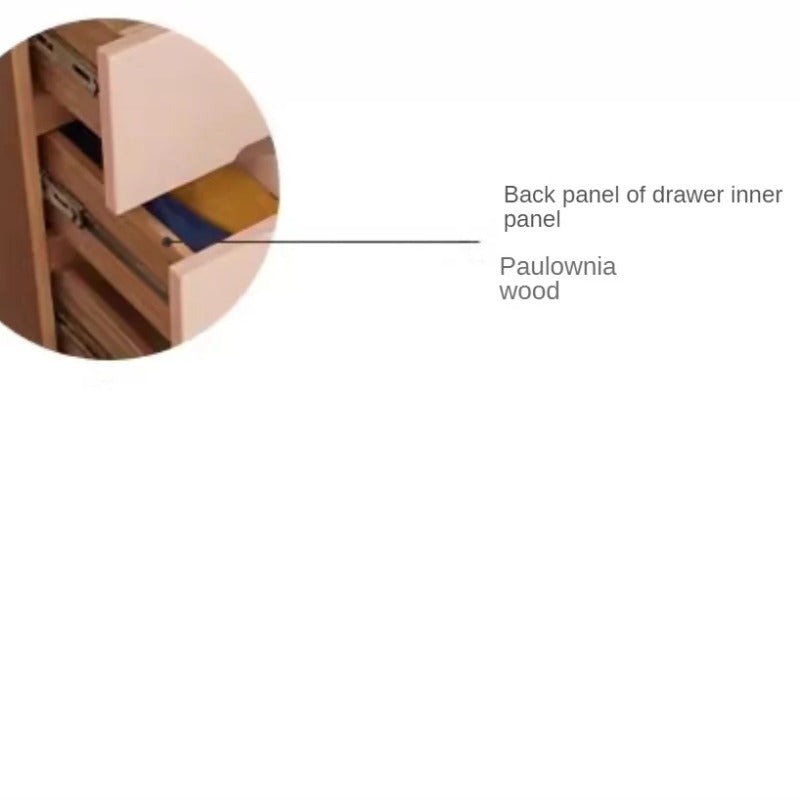 Beech Solid Wood Kids Wardrobe