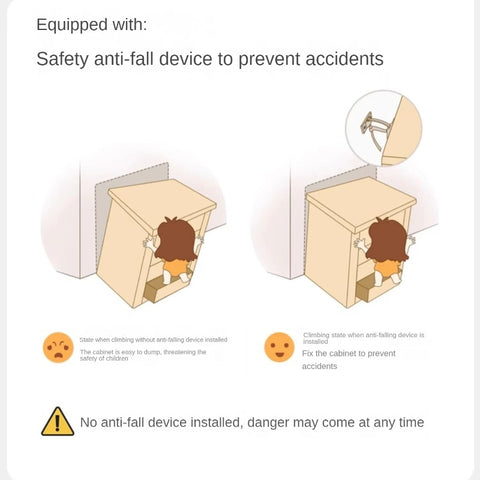 Beech Solid Wood Kids Wardrobe