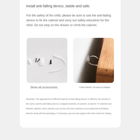 Beech Solid Wood Kids Wardrobe