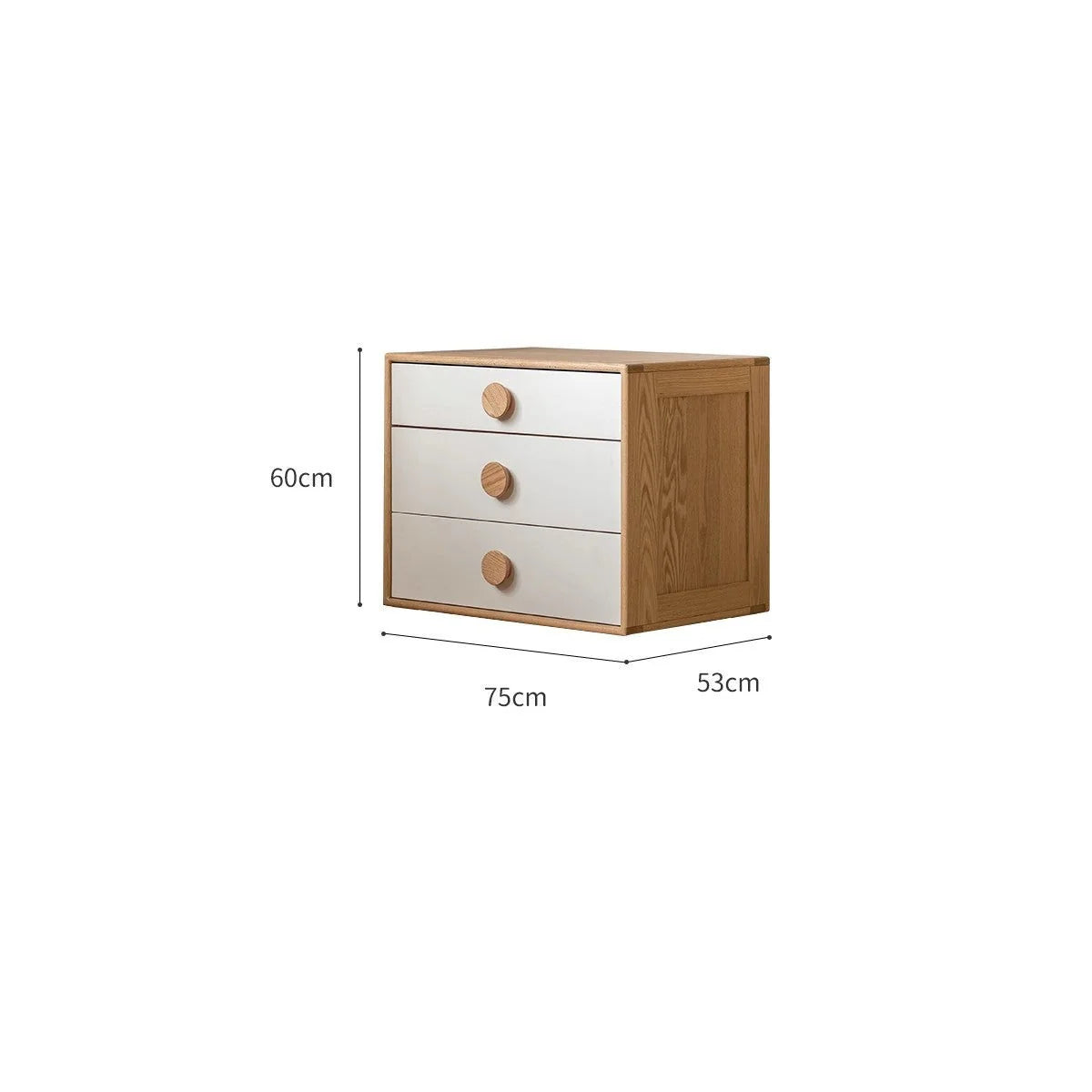 Oak Solid Wood Kids Wardrobe
