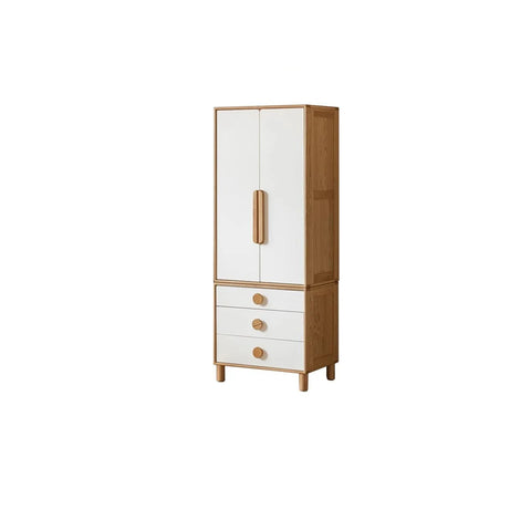 Oak Solid Wood Kids Wardrobe