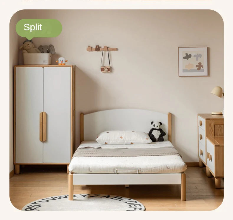 Oak Solid Wood Kids Wardrobe