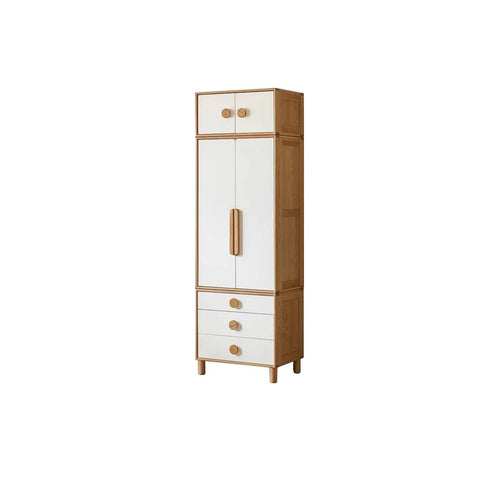 Oak Solid Wood Kids Wardrobe