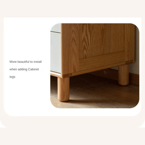 Oak Solid Wood Kids Wardrobe