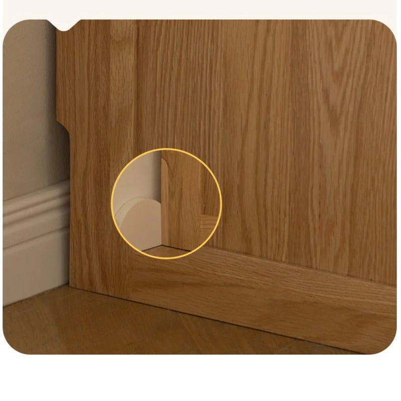 Oak Solid Wood Kids Wardrobe Combination