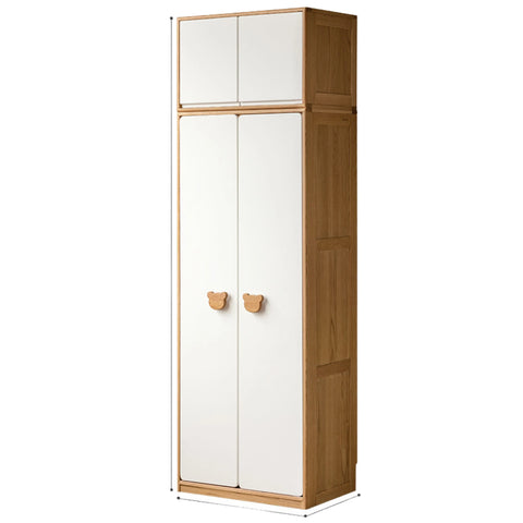 Oak Solid Wood Kids Wardrobe Combination