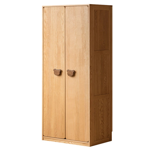 Oak Solid Wood Kids Wardrobe Combination