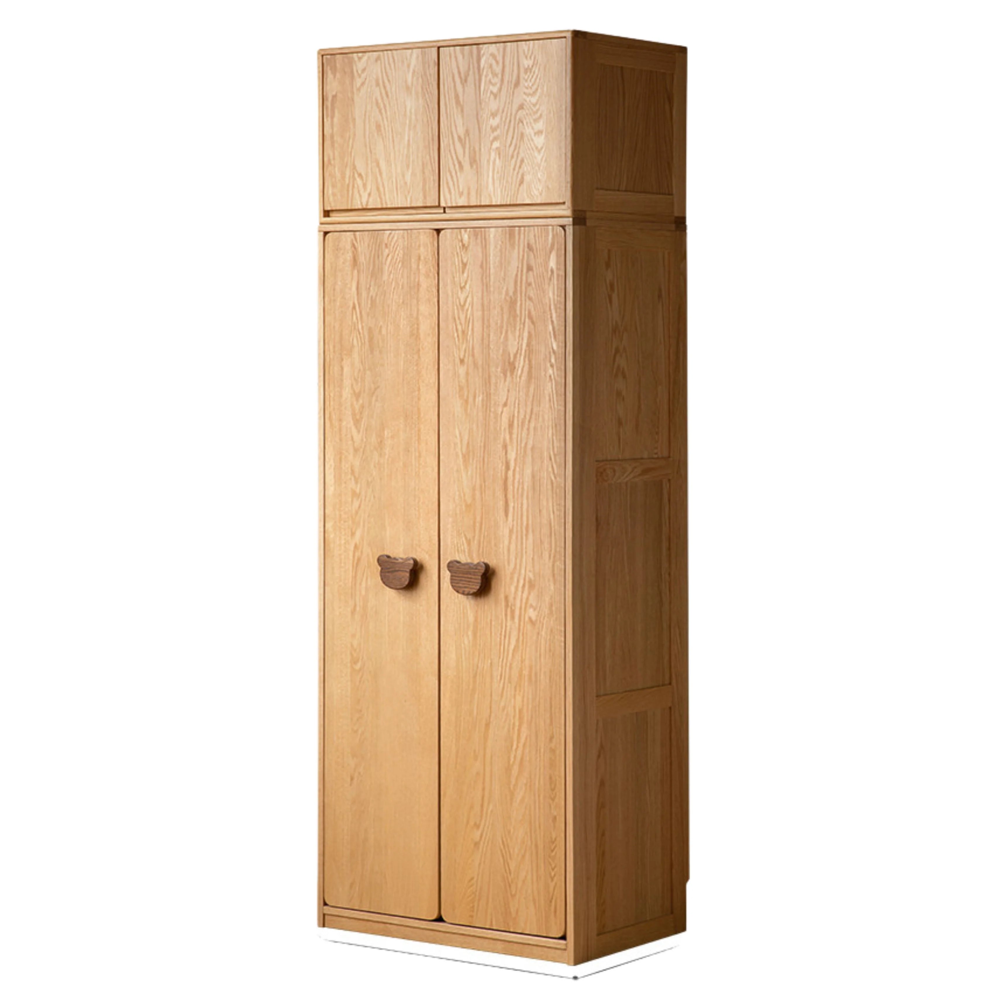 Oak Solid Wood Kids Wardrobe Combination