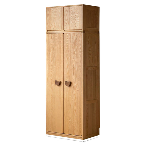 Oak Solid Wood Kids Wardrobe Combination