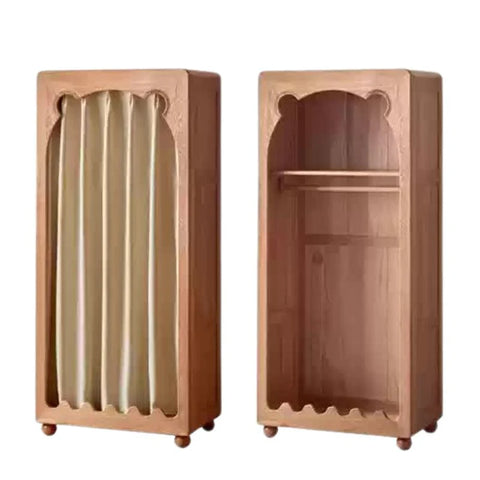Beech Solid Wood Kids Wardrobe.