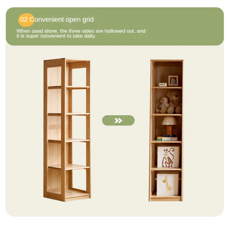 Oak Solid Wood Kids Wardrobe