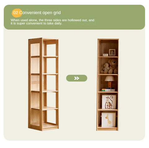 Oak Solid Wood Kids Wardrobe