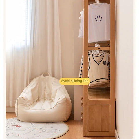 Beech Solid Wood Kids Wardrobe Hanger