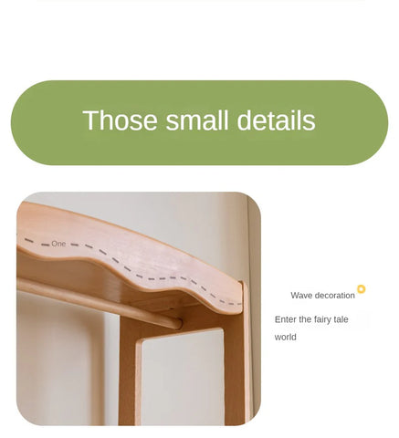 Beech Solid Wood Kids Wardrobe Hanger