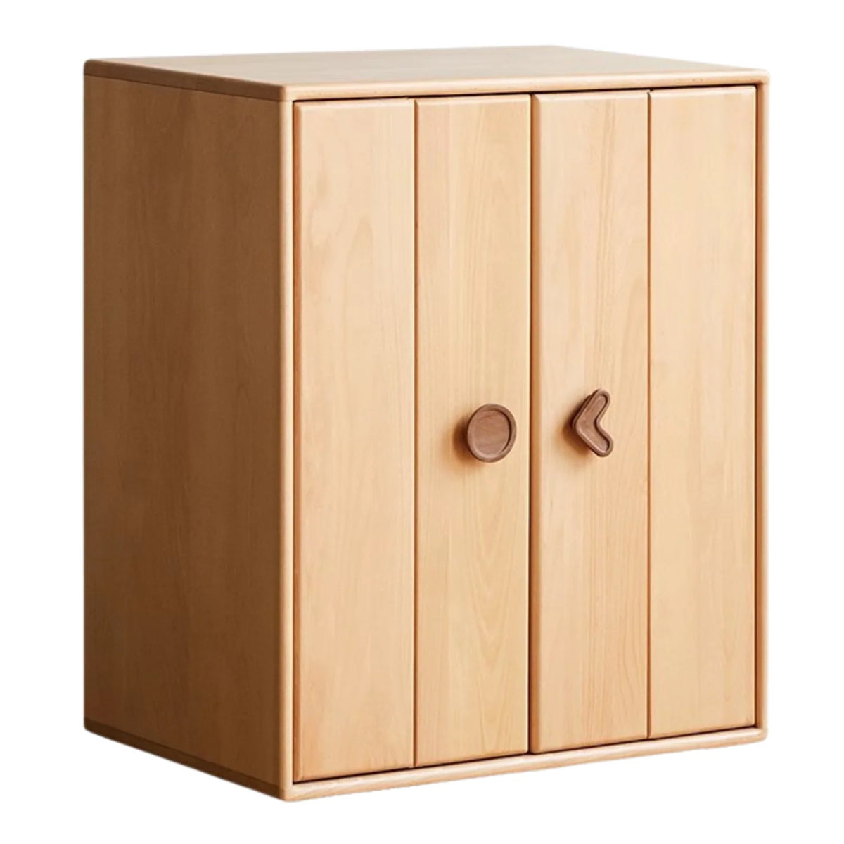 Beech, Rubber Solid Wood Kids Wardrobe