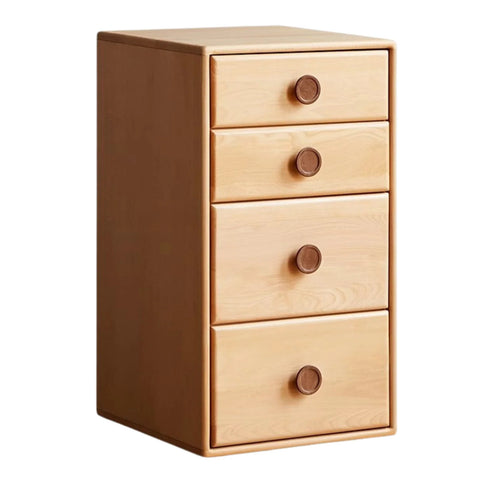 Beech, Rubber Solid Wood Kids Wardrobe