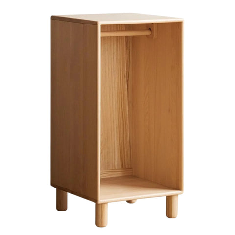 Beech, Rubber Solid Wood Kids Wardrobe