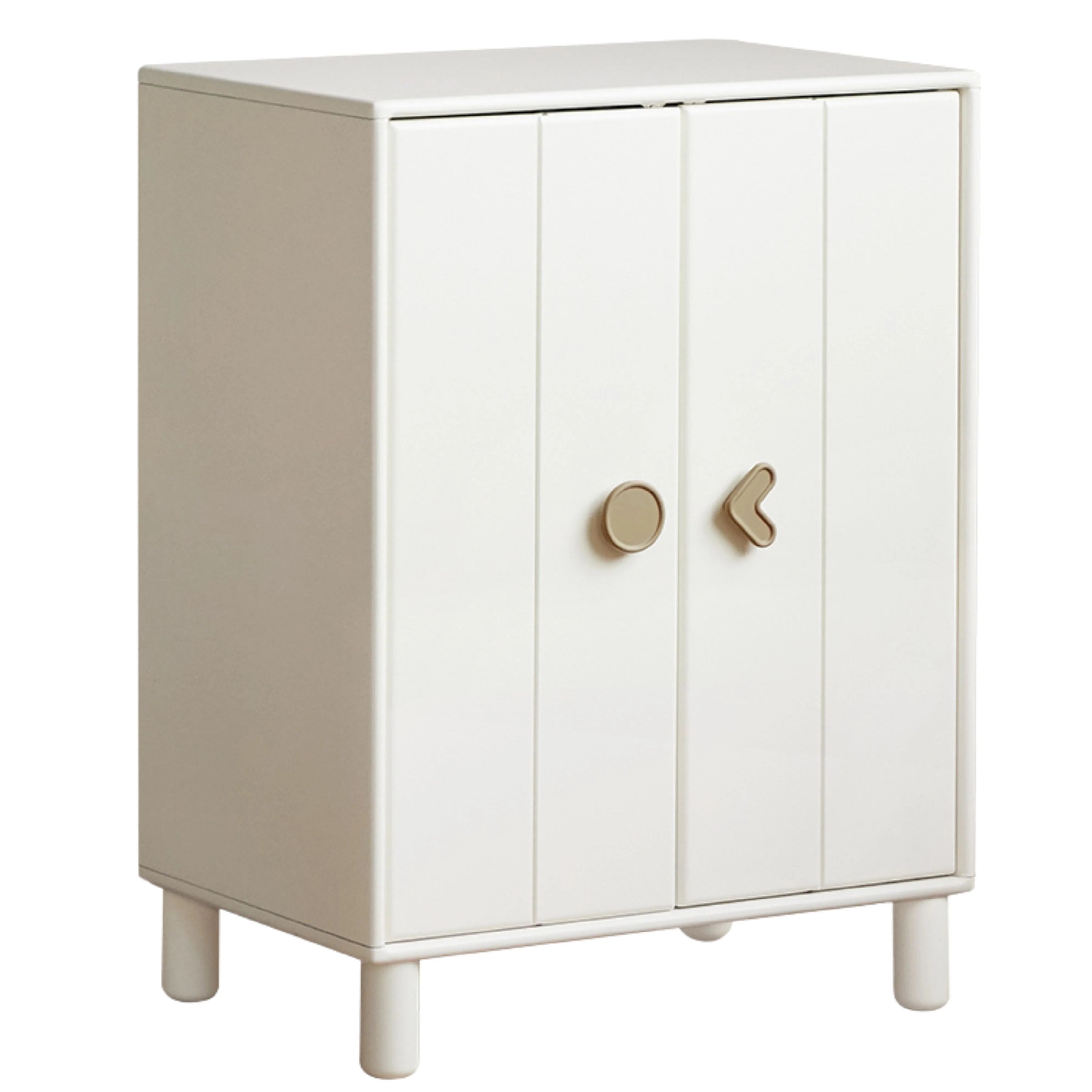 Beech, Rubber Solid Wood Kids Wardrobe