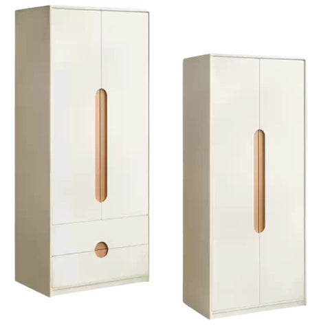 Solid Rubberwood, Beech Solid Wood Kids Wardrobe