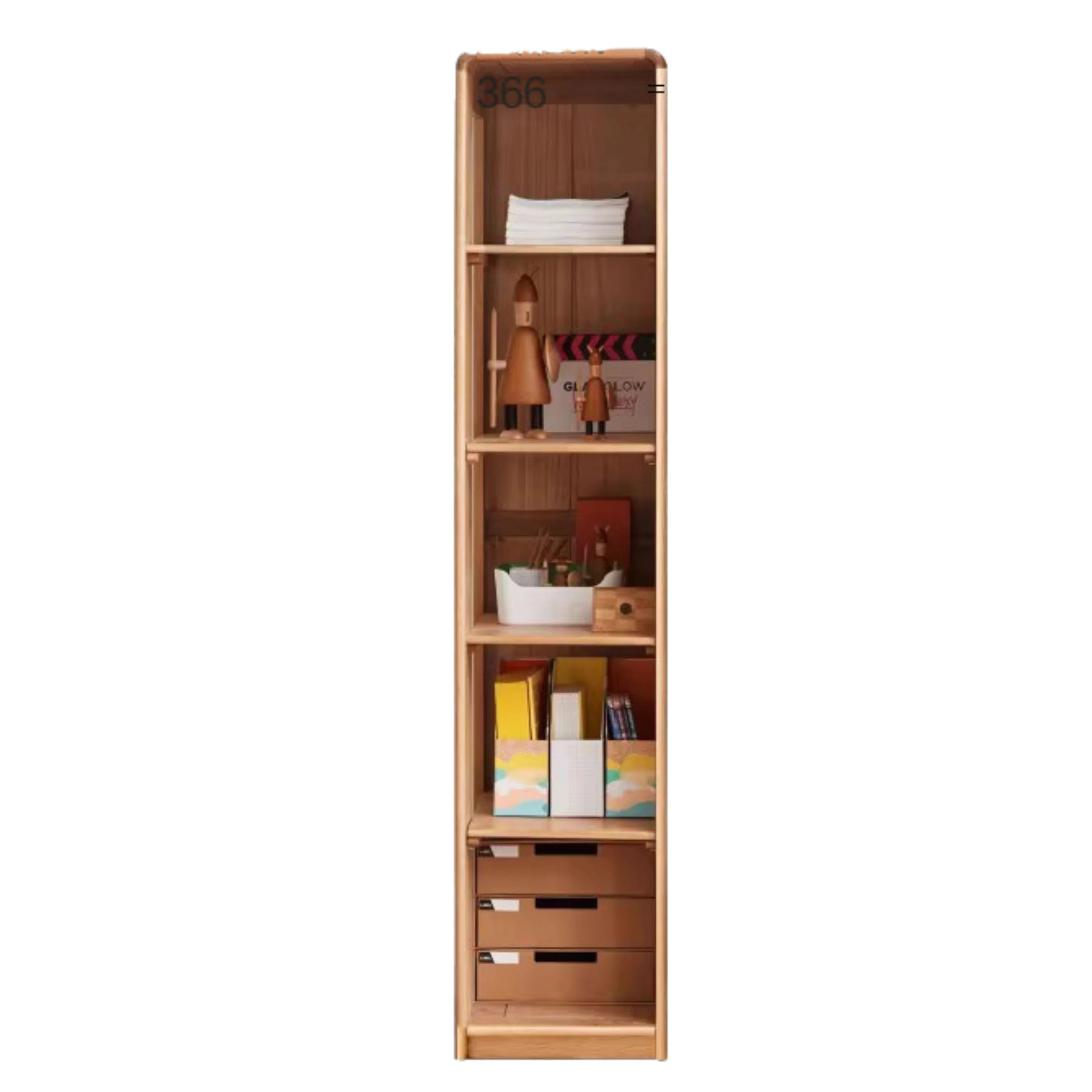 Oak Solid Wood Kids Wardrobe
