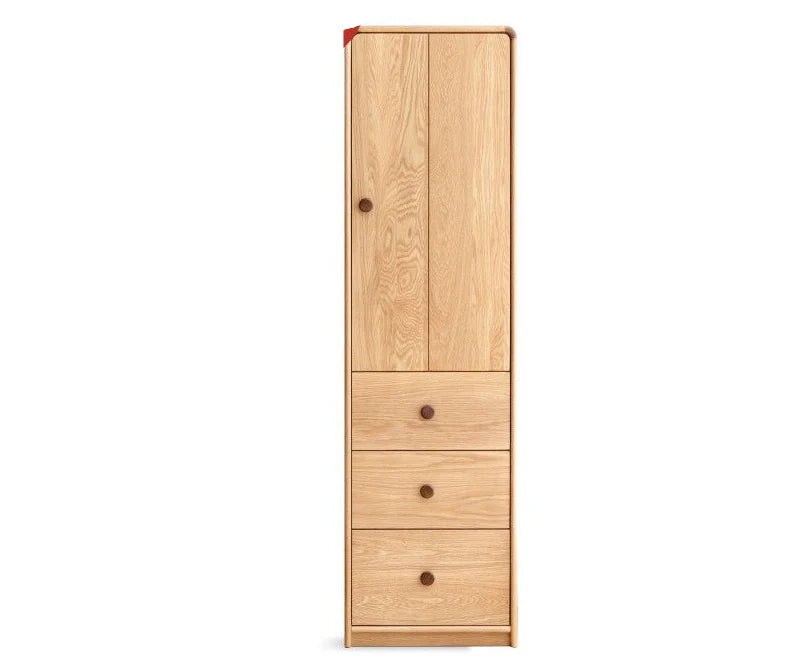 Oak Solid Wood Kids Wardrobe