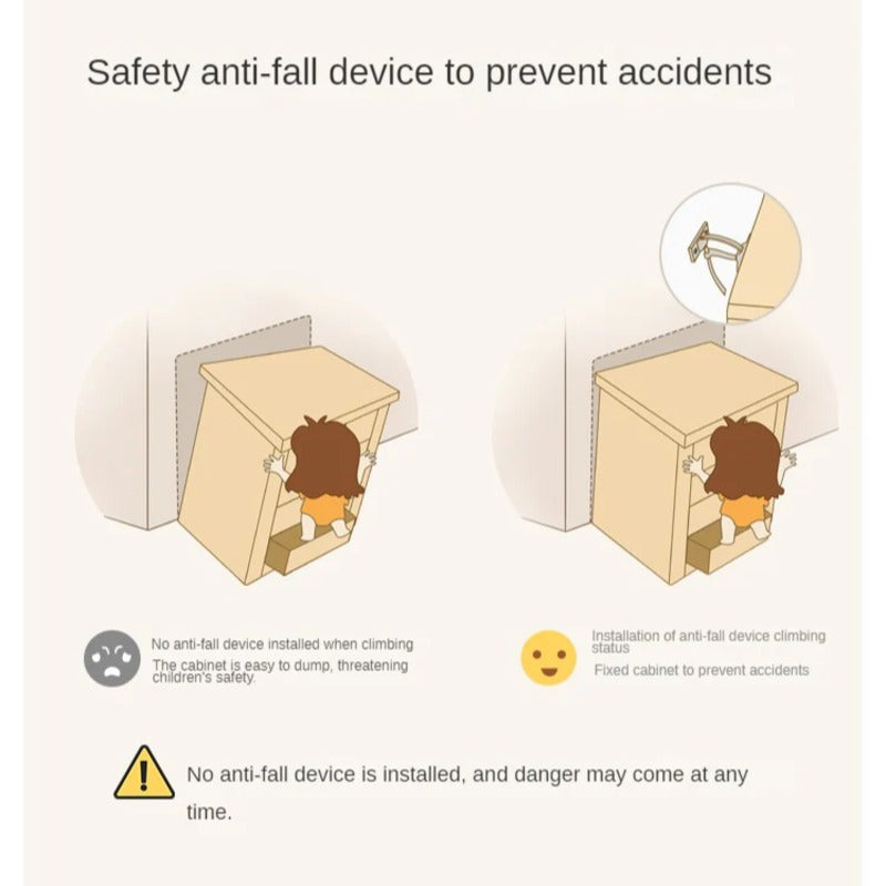 Oak Solid Wood Kids Wardrobe