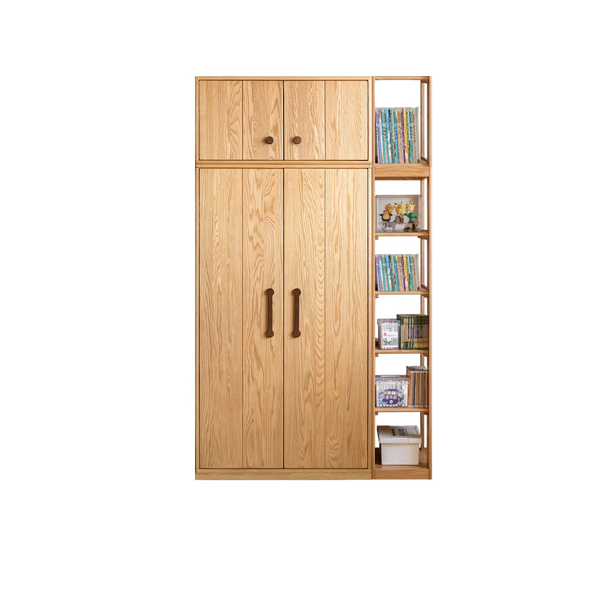 Oak Solid Wood Kids Wardrobe