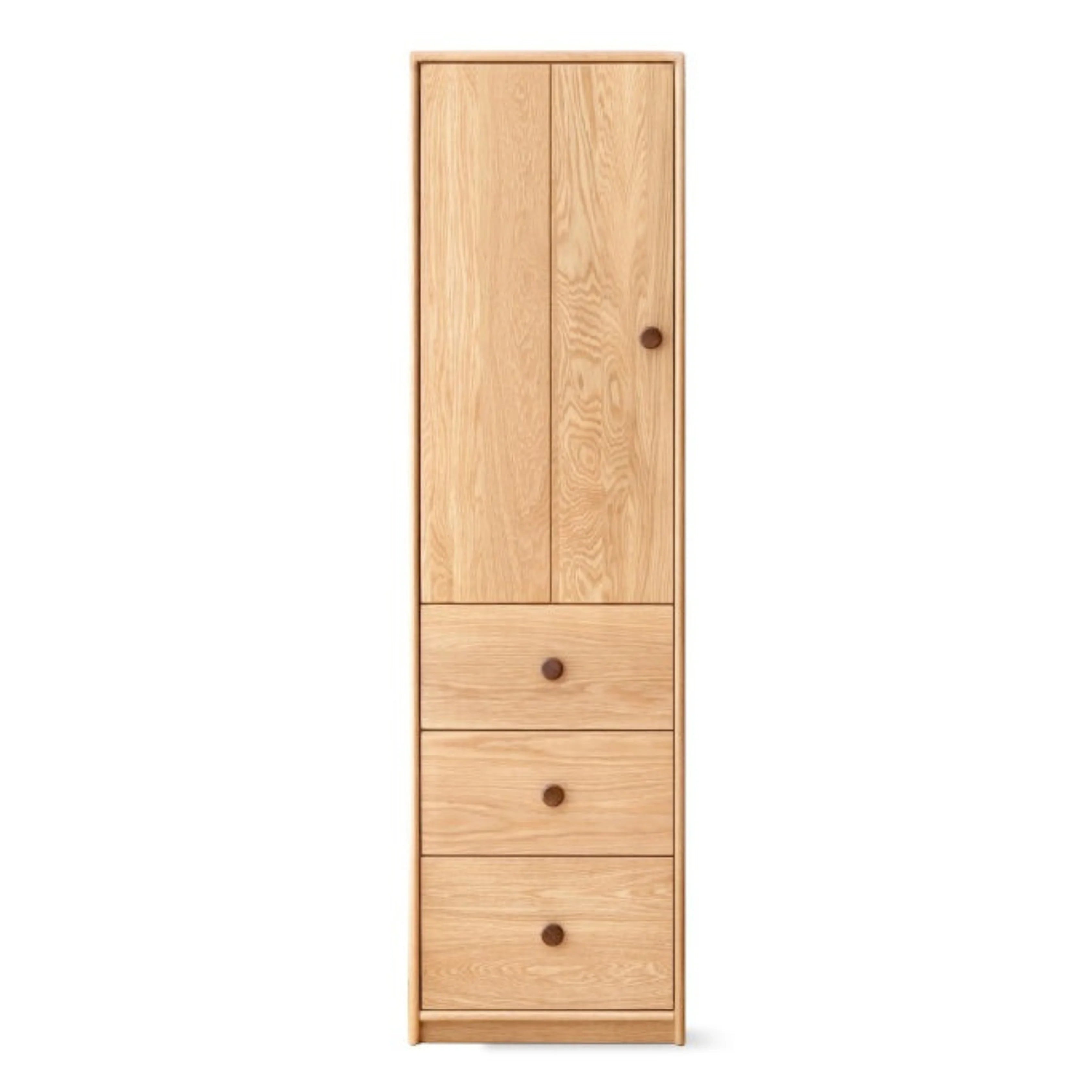 Oak Solid Wood Kids Wardrobe