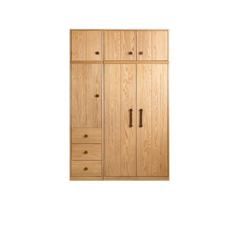 Oak Solid Wood Kids Wardrobe