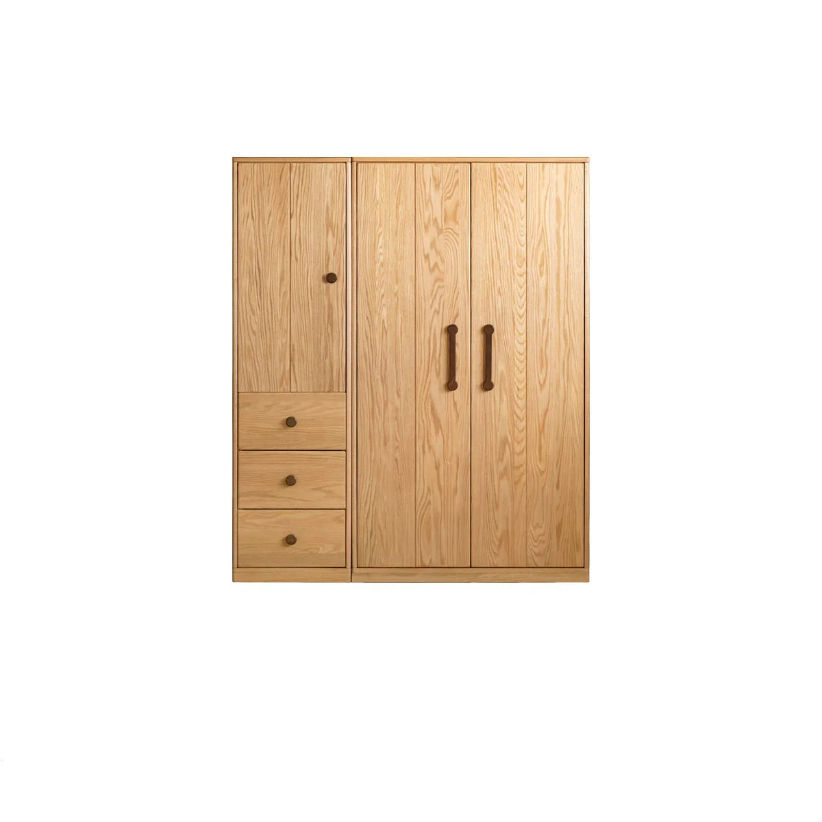 Oak Solid Wood Kids Wardrobe